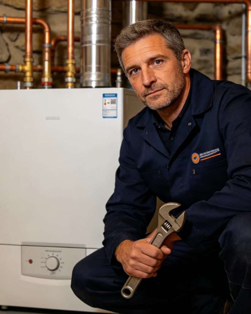 Joël Veyrat, plombier-chauffagiste à Lullin